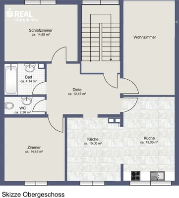 6-Zimmer-Haus mieten in Eisenstadt - Umgebung – 191 m², € 2.700 – Bild 17 von 20