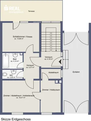 6-Zimmer-Haus mieten in Eisenstadt - Umgebung – 191 m², € 2.700 – Bild 18 von 20