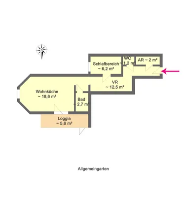 2-Zimmer-Wohnung kaufen in Sankt Pölten Land – 43 m², € 250.000 – Bild 13 von 13