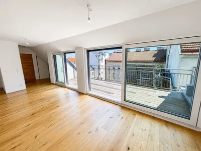MAISONETTE MIT ZWEI DACHTERRASSEN - PARKETT - KLIMA - KÜCHE - LIFT! – Bild 3