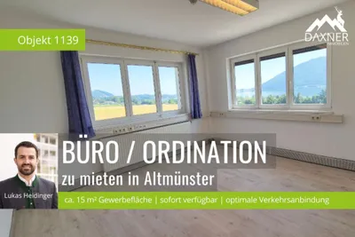 Gewerbeimmobilie mieten in Gmunden – 15 m², € 517 – Bild 1 von 8