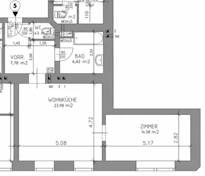 2-Zimmer-Wohnung mieten in Wien – 55 m², € 750 – Bild 11 von 11