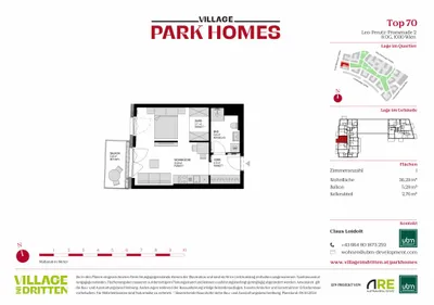 1-Zimmer-Wohnung kaufen in Wien – 36,28 m², € 320.000 – Bild 8 von 8