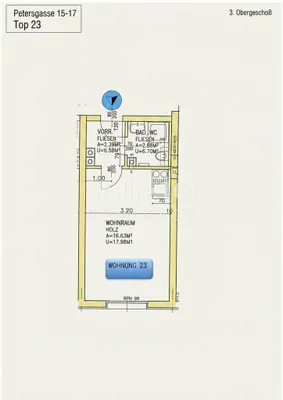 1-Zimmer-Wohnung mieten in Graz – 21,76 m², € 344 – Bild 8 von 8