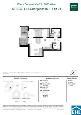 Immobilie kaufen in Wien – 45,85 m², € 477.000 – Bild 32 von 32