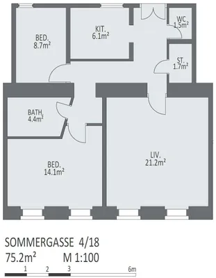 3-Zimmer-Wohnung kaufen in Wien – 67 m², € 490.000 – Bild 32 von 33