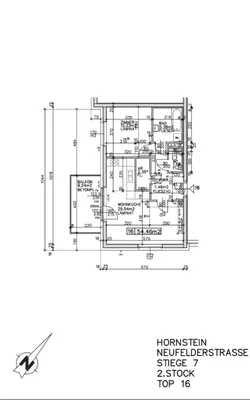 2-Zimmer-Wohnung mieten in Eisenstadt - Umgebung – 54,46 m², € 525 – Bild 2 von 3