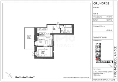 2-Zimmer-Wohnung mieten in Neusiedl am See – 47,72 m², € 675 – Bild 12 von 12