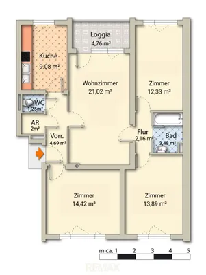 4-Zimmer-Wohnung kaufen in Bruck an der Leitha – 89 m², € 197.000 – Bild 33 von 33