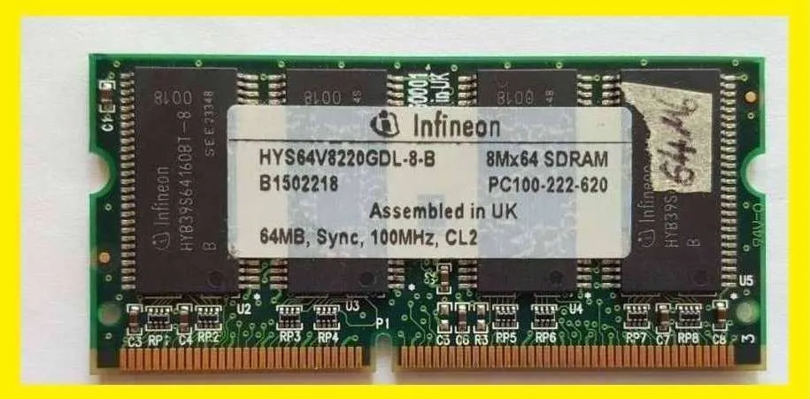 SD-RAM 64 MB SO-DIMM 144-pin für Notebook Laptop