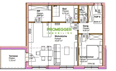 2-Zimmer-Wohnung kaufen in Liezen – 68,92 m², € 313.600 – Bild 4 von 6
