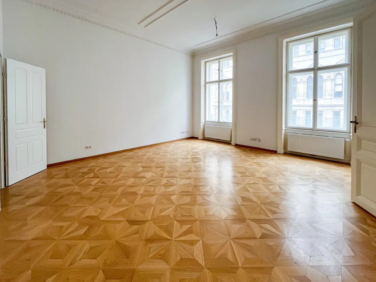 Gestalten Sie Ihre Traumwohnung im Herzen Wiens - traumhafte 7-Zimmer-Altbauwohnung - Nähe Rathaus - zu mieten in 1010 Wien - Ansicht 3