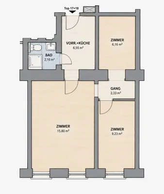 Wohnung kaufen in Wien – 30 m², € 99.000 – Bild 27 von 34
