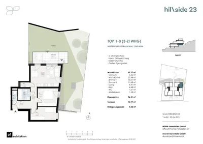 3-Zimmer-Wohnung kaufen in Wien – 65,57 m², € 529.500 – Bild 1 von 15