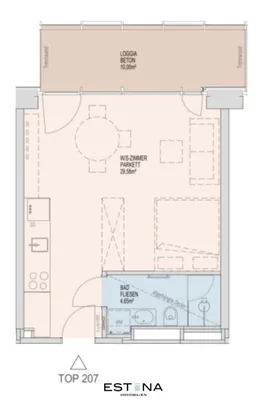 1-Zimmer-Wohnung mieten in Wien – 34,23 m², € 1.200 – Bild 19 von 19
