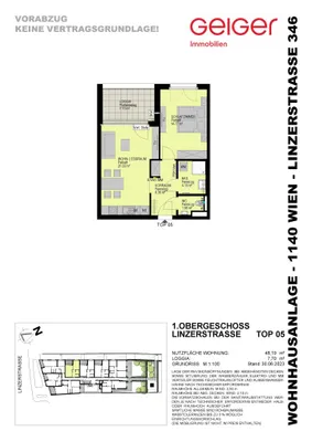 2-Zimmer-Wohnung kaufen in Wien – 48,19 m², € 344.800 – Bild 3 von 8