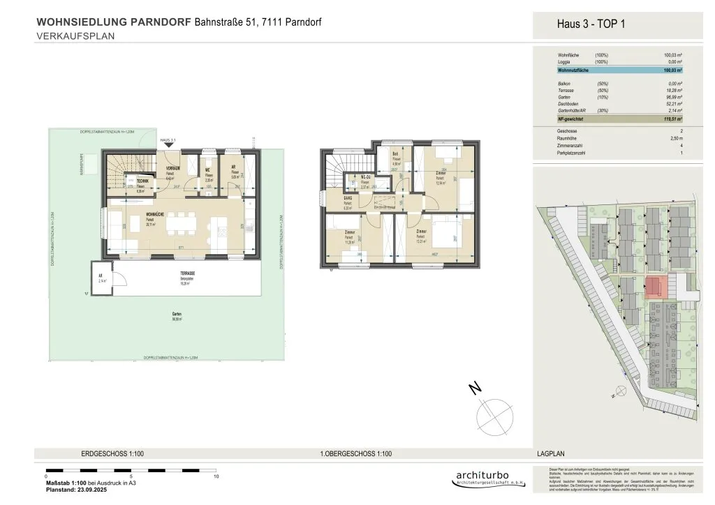 Einzelhaus in schön angelegter Wohnsiedlung - Ansicht 3