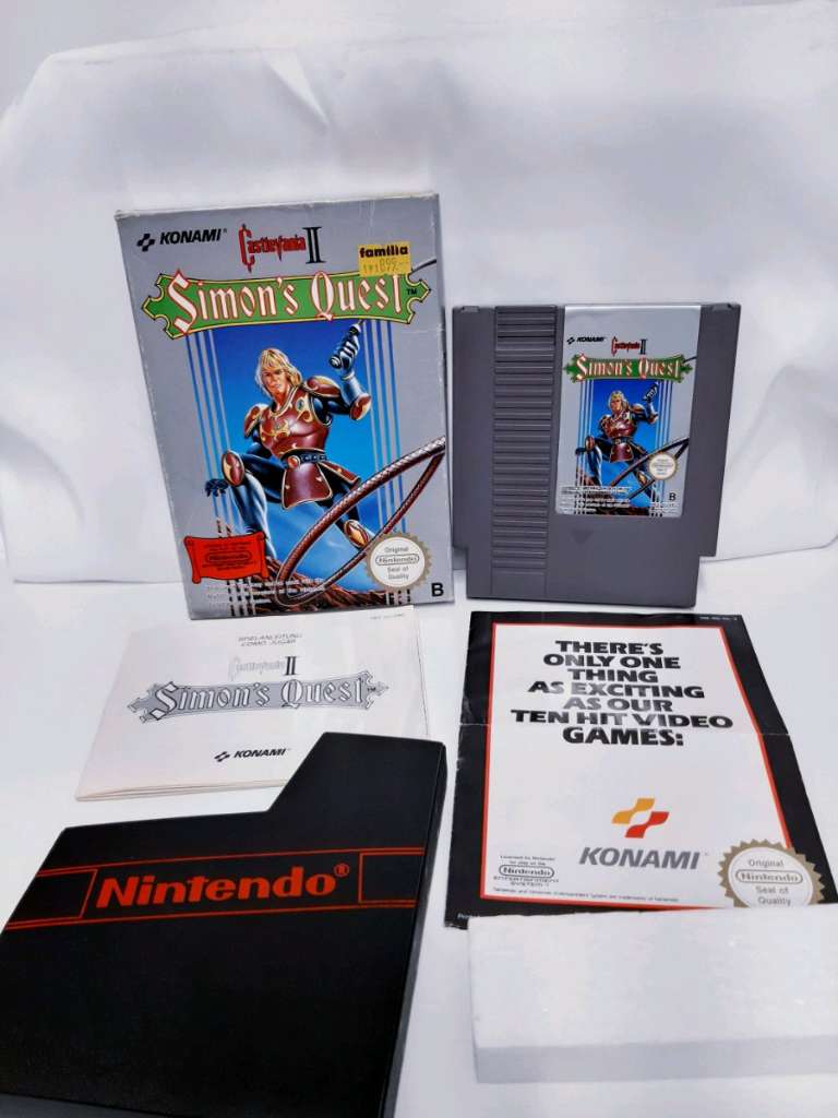 Castlevania and simons quest for Nintendo NES newest