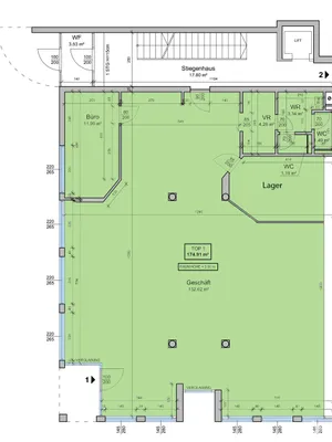 Gewerbeimmobilie mieten in Salzburg Stadt – 175 m², € 2.781 – Bild 7 von 7
