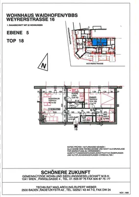 2-Zimmer-Wohnung mieten in Waidhofen an der Ybbs – 50,83 m², € 450 – Bild 5 von 5