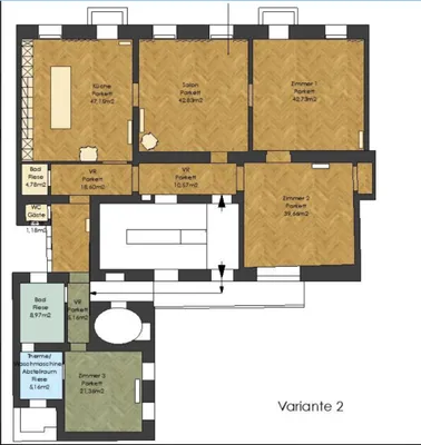 5-Zimmer-Wohnung mieten in Wien – 248,15 m², € 7.992 – Bild 14 von 15