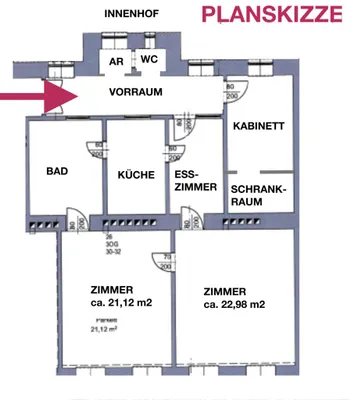 2-Zimmer-Wohnung mieten in Wien – 93,3 m², € 1.320 – Bild 16 von 16
