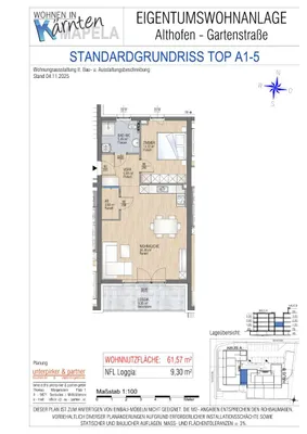 2-Zimmer-Wohnung kaufen in Sankt Veit an der Glan – 61,57 m², € 234.990 – Bild 6 von 7