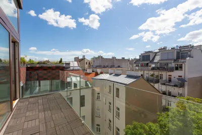ARCHITEKTEN-PENTHOUSE | Design-Dachmaisonette mit Galerie, Balkon & Dachterrasse Nähe U-4 Pilgramgasse – Bild 3