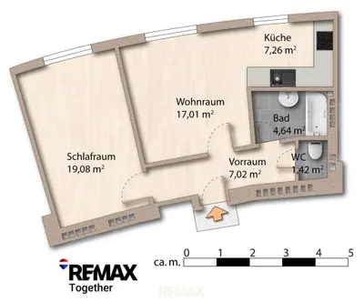 2-Zimmer-Wohnung kaufen in Wien – 56,43 m², € 265.000 – Bild 26 von 27