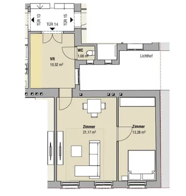 2-Zimmer-Wohnung kaufen in Wien – 46,29 m², € 224.000 – Bild 13 von 13