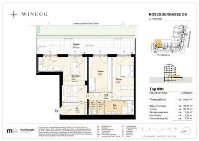 3-Zimmer-Wohnung kaufen in Wien – 93,4 m², € 669.300 – Bild 10 von 11