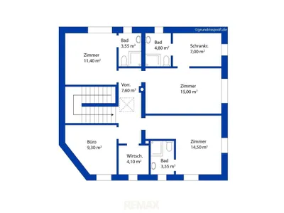 6-Zimmer-Haus kaufen in Baden – 163 m², € 620.000 – Bild 29 von 30