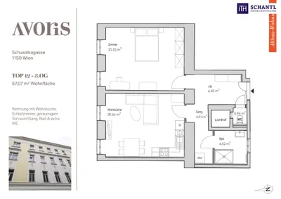 2-Zimmer-Wohnung kaufen in Wien – 57,07 m², € 329.000 – Bild 20 von 20