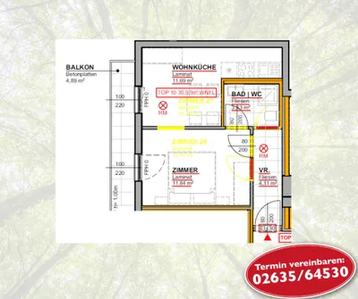 Wohnung mieten in Neunkirchen – 30,97 m², € 399 – Bild 7 von 10