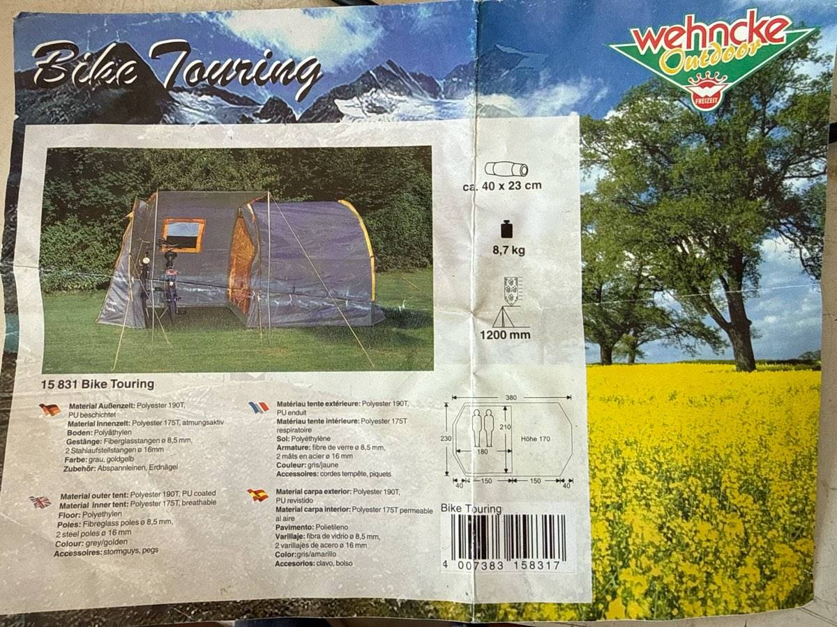 Touring Bike Zelt,  50,- (8970 Klaus) - willhaben