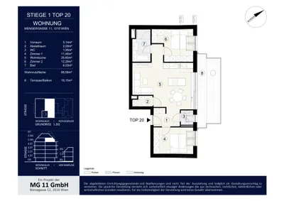 3-Zimmer-Wohnung kaufen in Wien – 68,58 m², € 499.000 – Bild 10 von 10