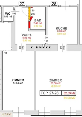 2-Zimmer-Wohnung kaufen in Wien – 53 m², € 185.000 – Bild 18 von 18