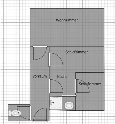 3-Zimmer-Wohnung kaufen in Wien – 54 m², € 199.000 – Bild 1 von 3