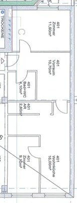 3-Zimmer-Wohnung mieten in Linz – 54,4 m², € 814 – Bild 8 von 8