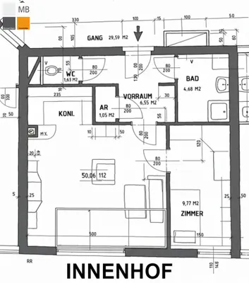 2-Zimmer-Wohnung kaufen in Wien – 52 m², € 250.000 – Bild 26 von 26