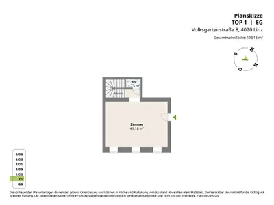 2-Zimmer-Wohnung kaufen in Linz – 102,16 m², € 339.000 – Bild 15 von 16