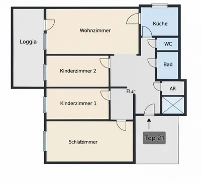 4-Zimmer-Wohnung kaufen in Wien – 95 m², € 420.000 – Bild 2 von 7