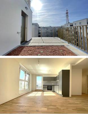 Helle & Schöne Neubau Wohnung + Terrasse