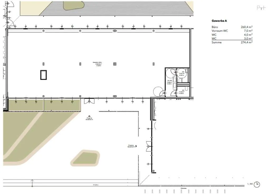 Geschäftslokal / Büro / Praxisräume NAHE der MOOSSTRASSE - Vista 3