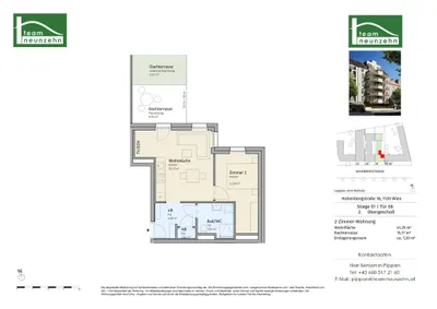 Immobilie kaufen in Wien – 41,25 m², € 279.000 – Bild 15 von 15