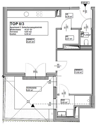 2-Zimmer-Wohnung mieten in Wien – 47,5 m², € 920 – Bild 12 von 12
