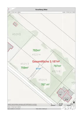 Grundstück kaufen in Dornbirn – 3 187 m² – Bild 6 von 9