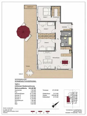 4-Zimmer-Wohnung kaufen in Kitzbühel – 103 m², € 685.000 – Bild 10 von 10