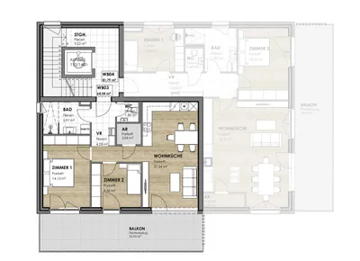 3-Zimmer-Wohnung kaufen in Zell am See – 65 m², € 464.000 – Bild 2 von 6