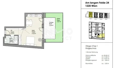 1-Zimmer-Wohnung kaufen in Wien – 40,62 m², € 311.300 – Bild 5 von 6